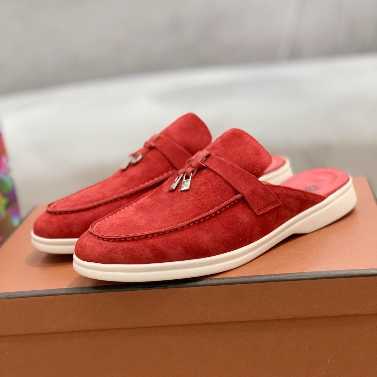 Heritage Breeze Leather Mules
 - By LAQUEZ.