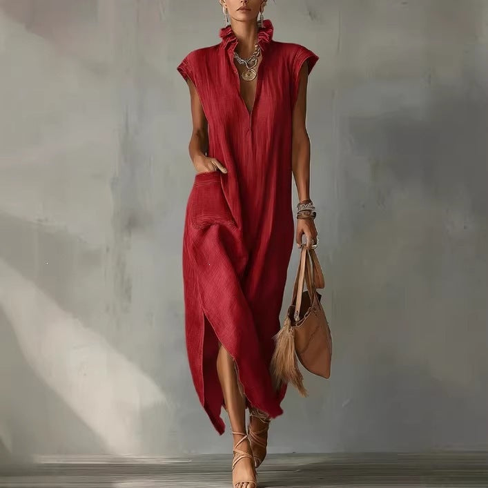 Coastal Breeze Maxi Dress – By LAQUEZ.
