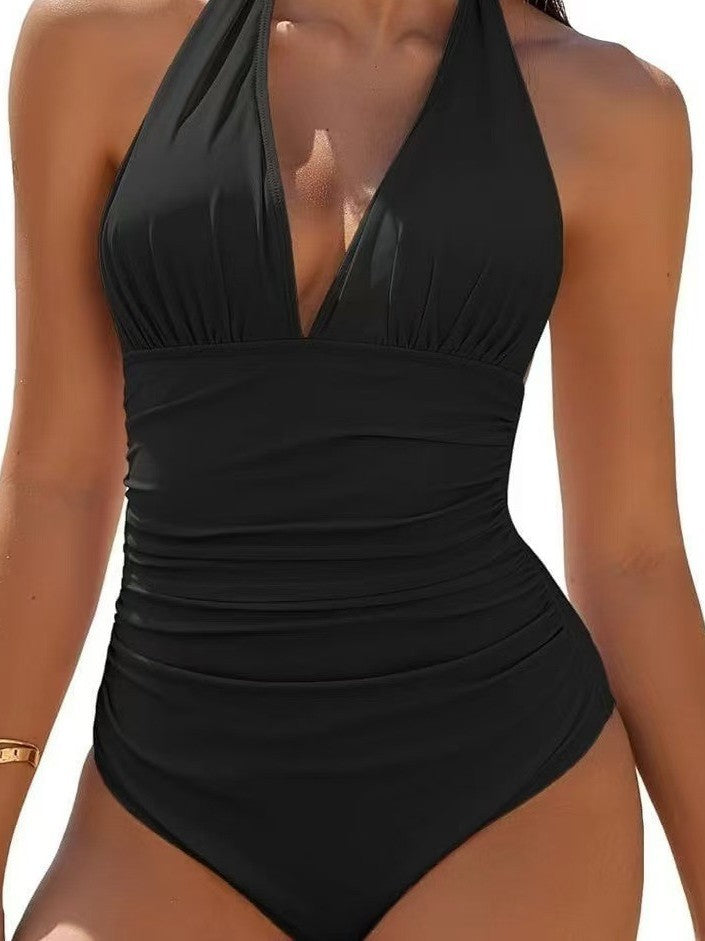 Amalfi Glow™ Halter Swimsuit - By LAQUEZ.