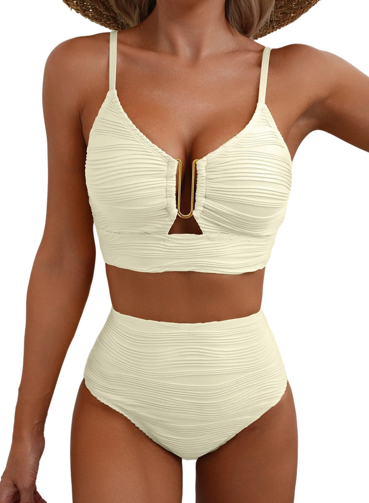 BellaLace Sculpt™ High-Waist Bikini Set - By LAQUEZ.