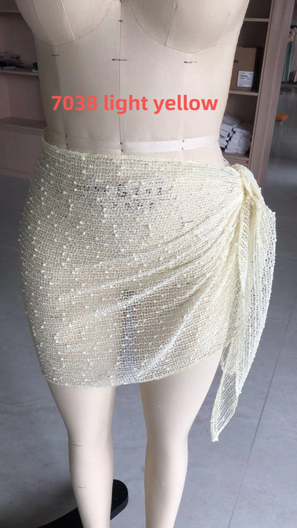 Celeste Sequin Cover-Up - By LAQUEZ.
