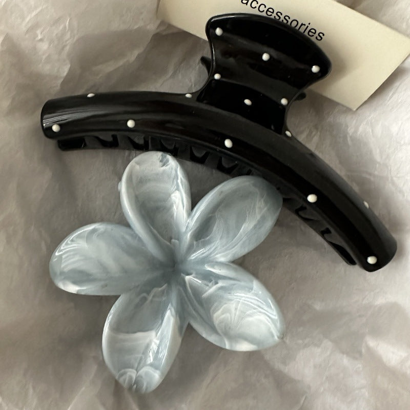 Japanese Blossom Hair Claw Clip - By LAQUEZ.