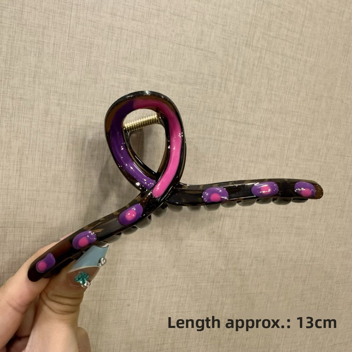 Japanese Blossom Hair Claw Clip - By LAQUEZ.