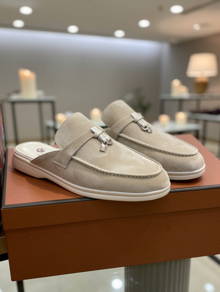 Heritage Breeze Leather Mules
 - By LAQUEZ.