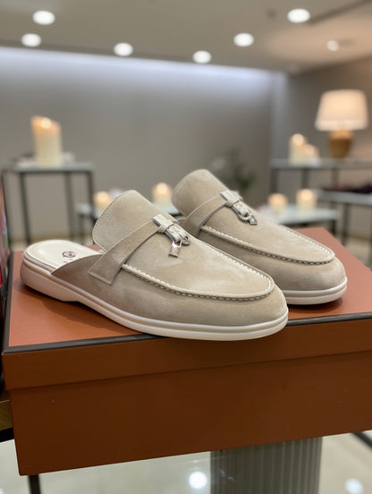 Heritage Breeze Leather Mules
 - By LAQUEZ.
