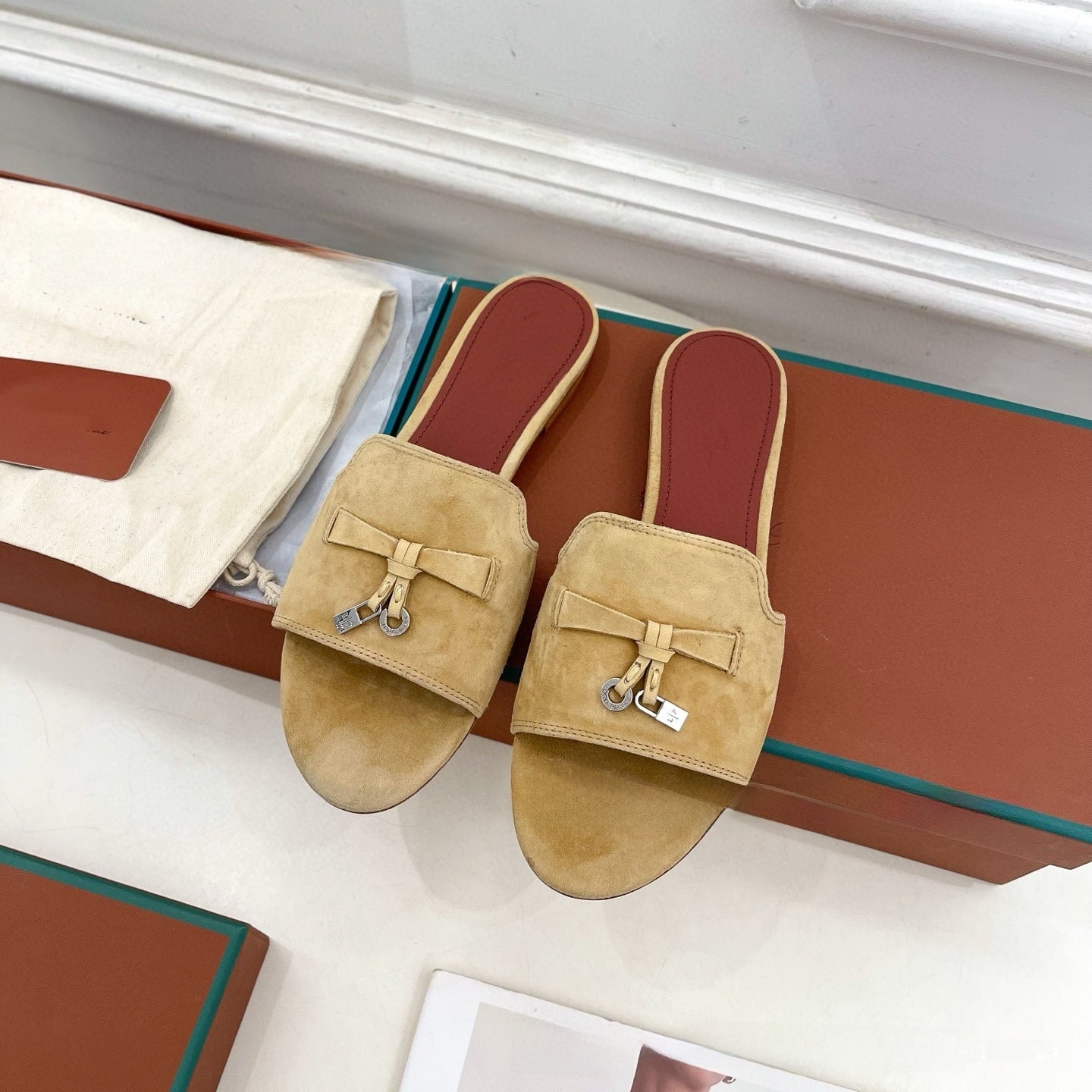 Womens Suede Tassel Sandals - By LAQUEZ.