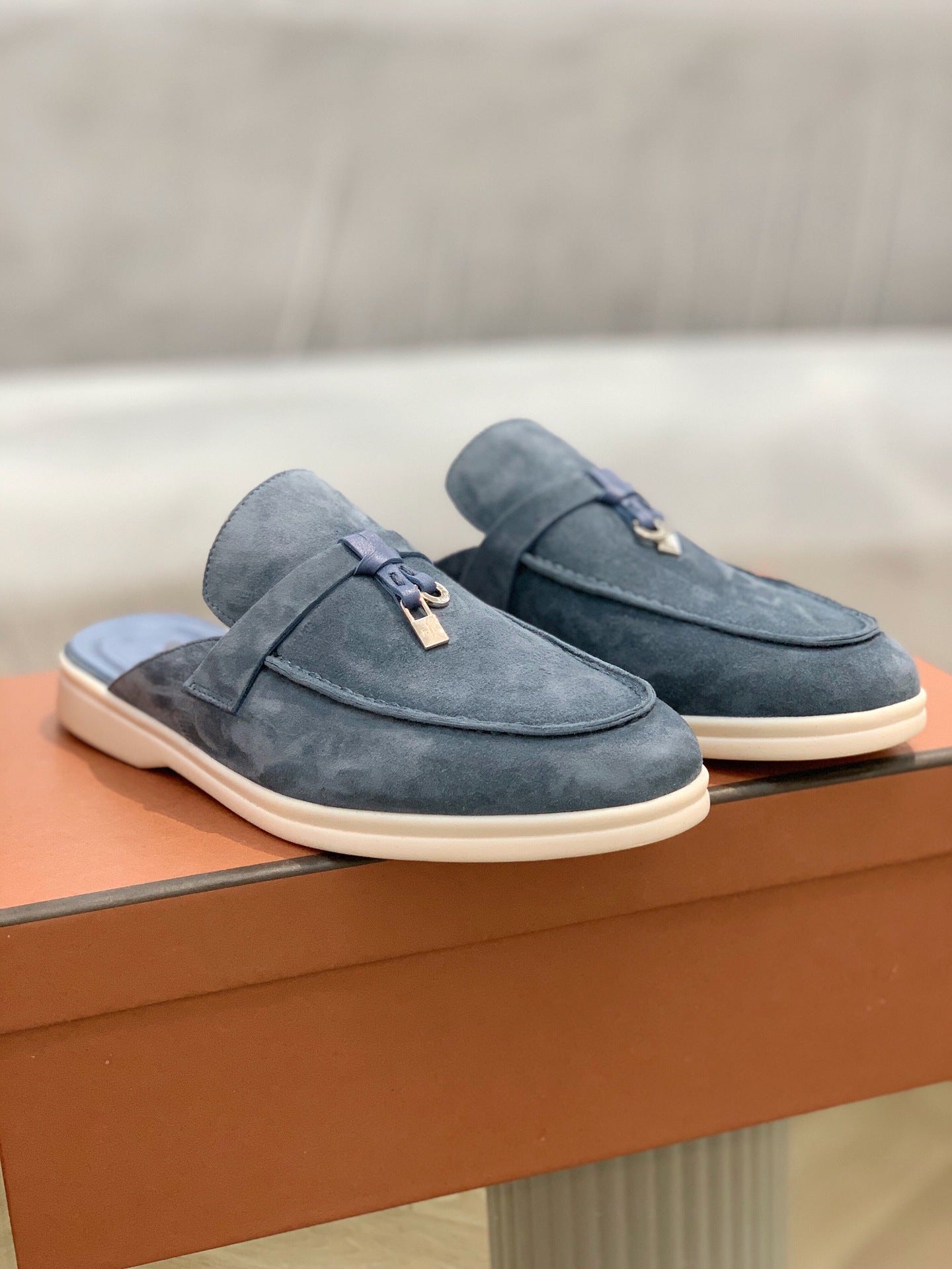Heritage Breeze Leather Mules
 - By LAQUEZ.