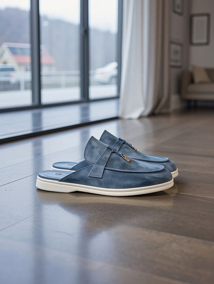 Heritage Breeze Leather Mules
 - By LAQUEZ.