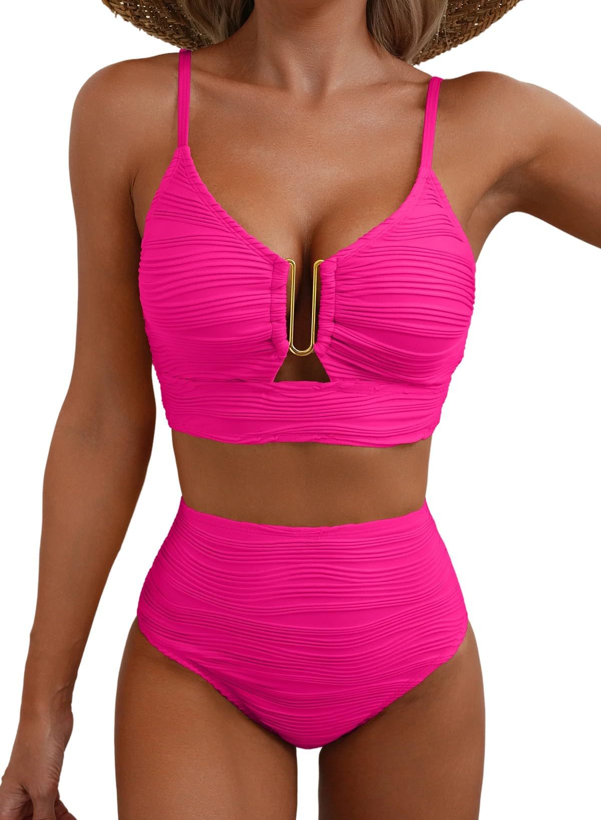 BellaLace Sculpt™ High-Waist Bikini Set - By LAQUEZ.