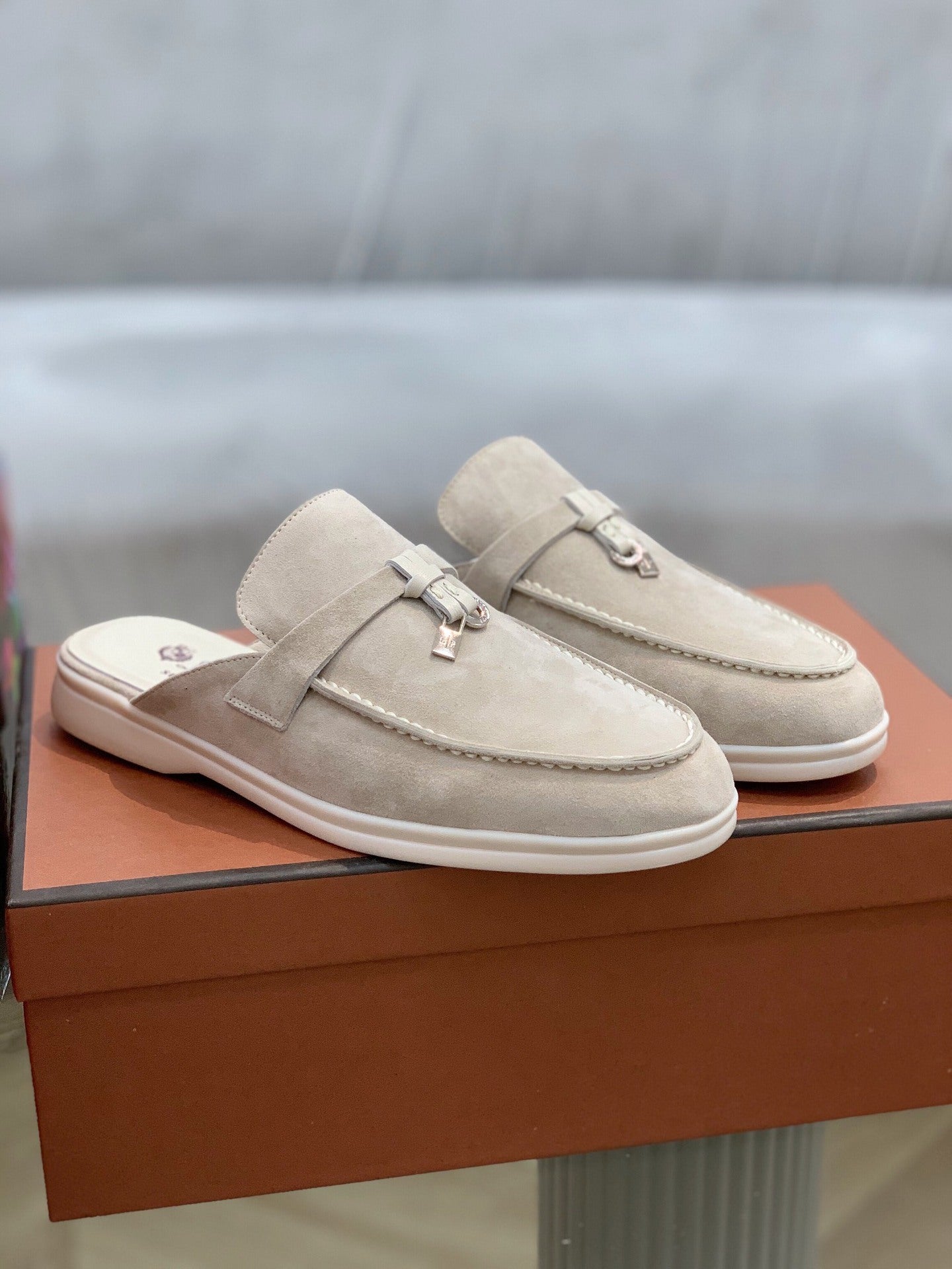 Heritage Breeze Leather Mules
 - By LAQUEZ.
