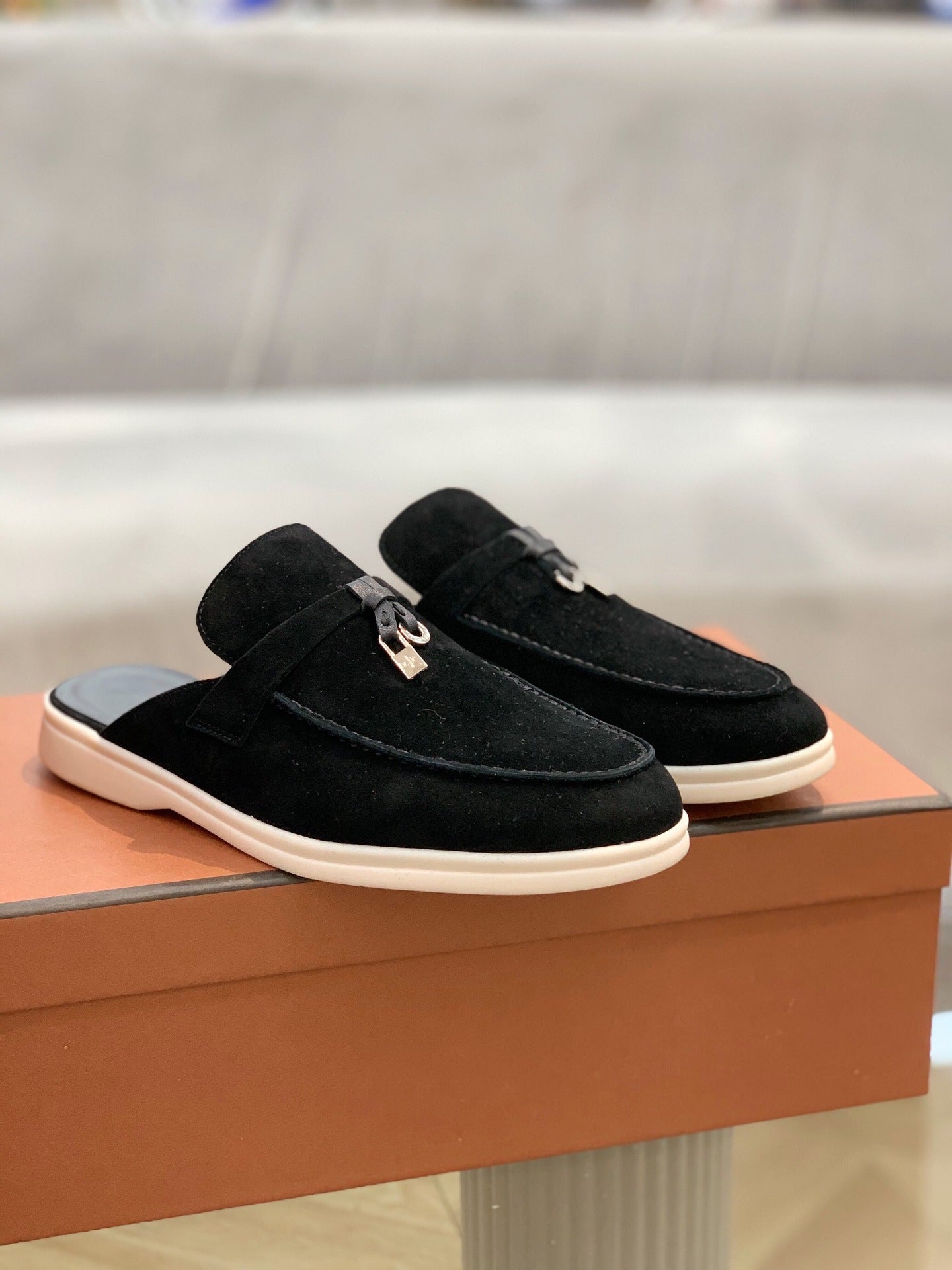 Heritage Breeze Leather Mules
 - By LAQUEZ.