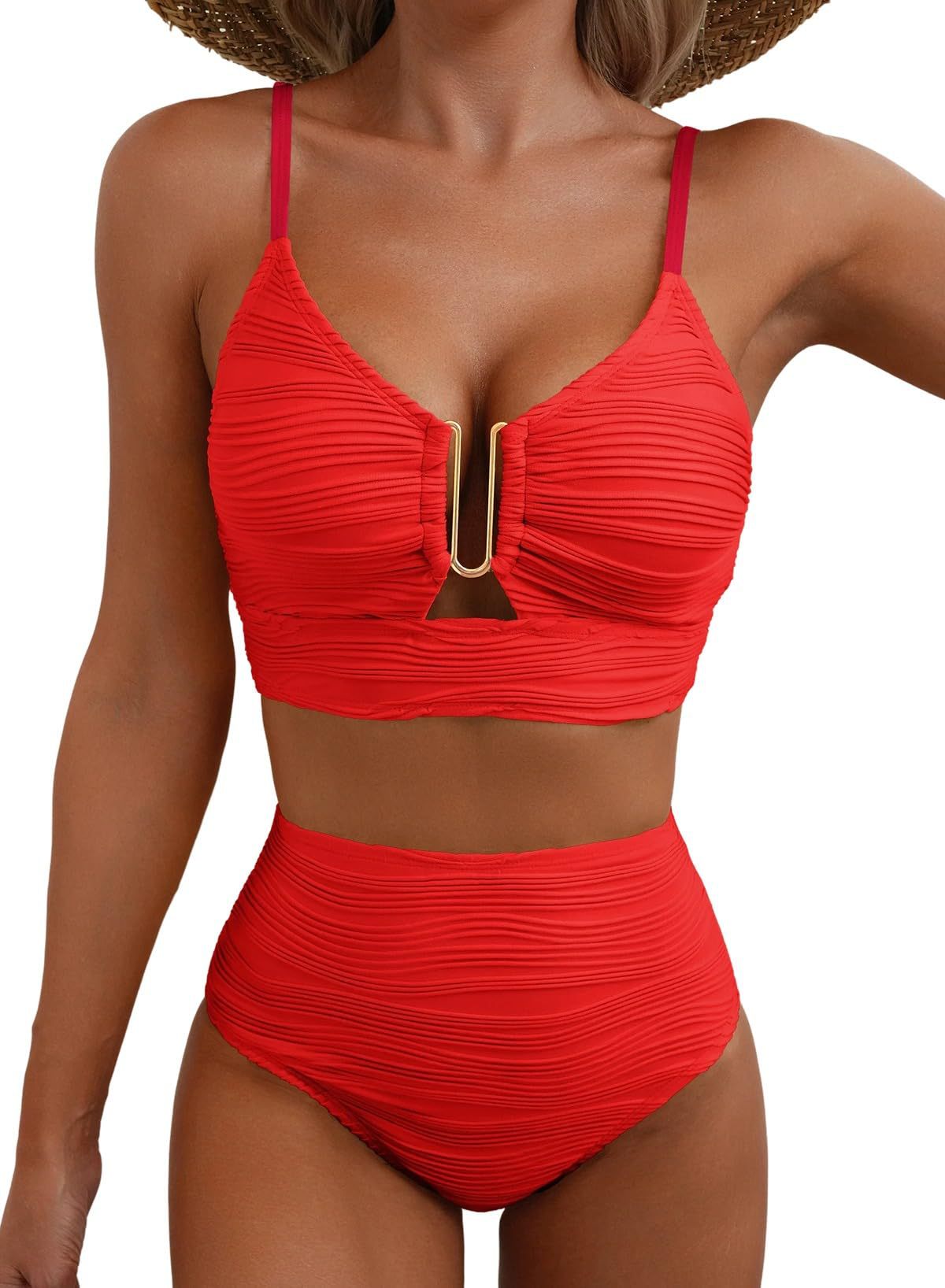 BellaLace Sculpt™ High-Waist Bikini Set - By LAQUEZ.